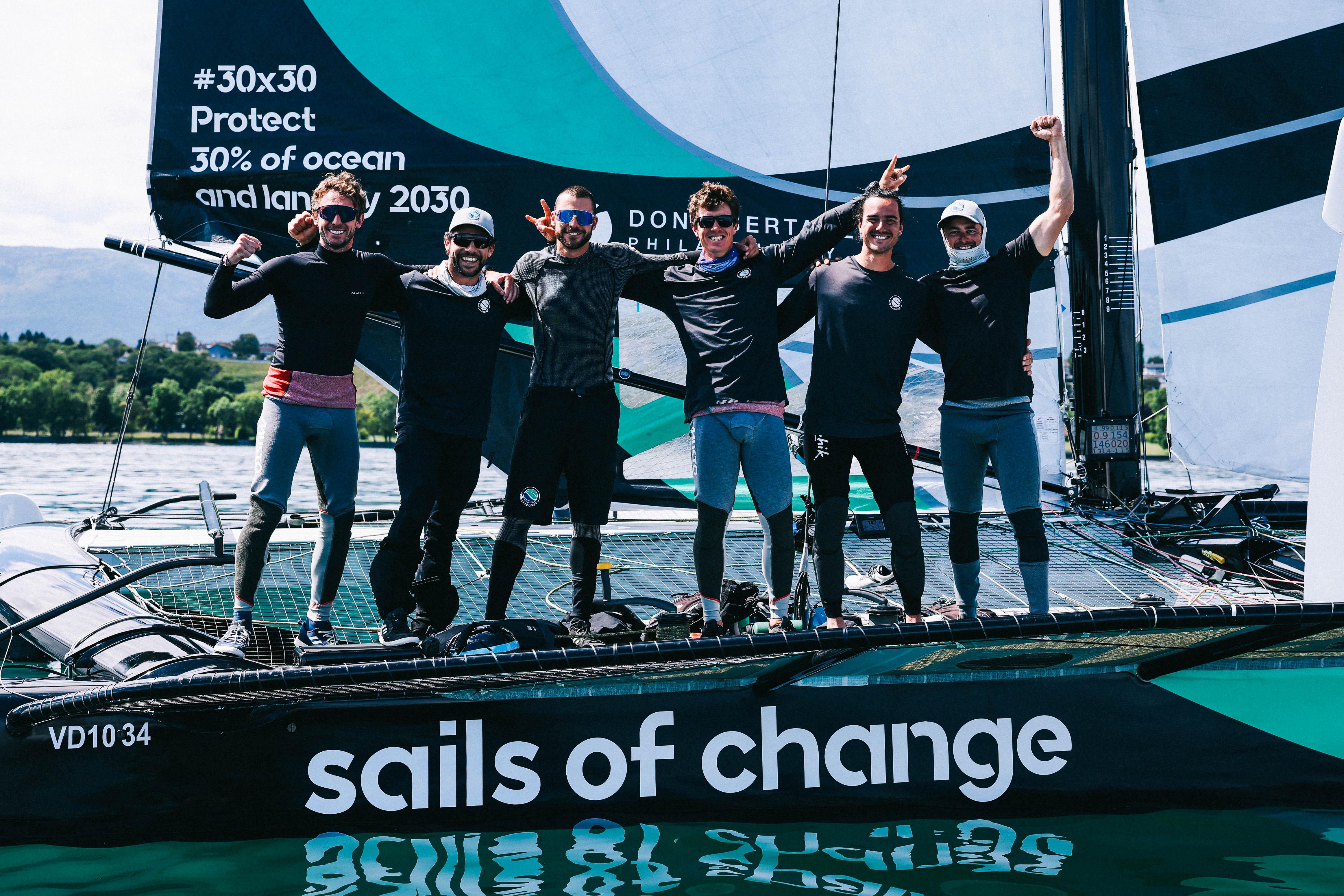 Sails of Change 10 wins its first TF35 Grand Prix