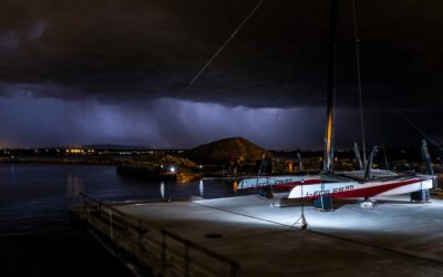 Photos de nuit du bateau zero