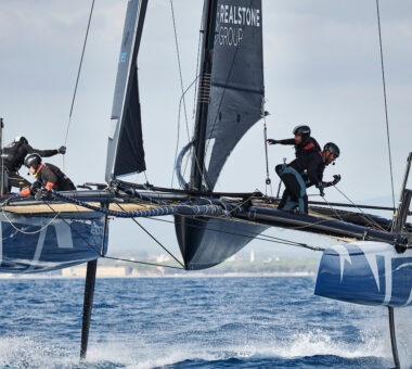 Realteam Sailing on a charge at TF35 final