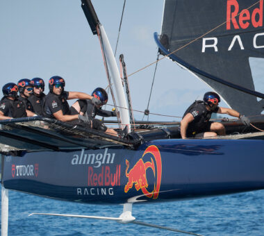 Alinghi Red Bull Racing shines on opening day in Mies