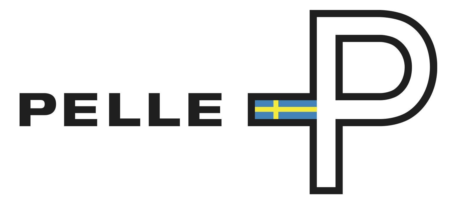 Pelle P logo black horizontal
